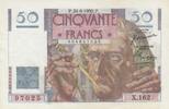 France 50 francs 50 Francs - Le Verrier - 24-08-1950 - Série X.162 -