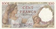France 100 francs 100 Francs - Sully - 05-12-1940 - Série Y.16886 -