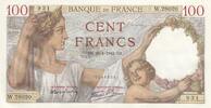 France 100 francs 100 Francs - Sully - 29-01-1942 - Série W.28020 -