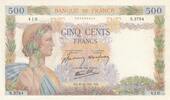 France 500 francs 500 Francs - La Paix - 30-10-1941 - Série S.3784 -