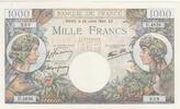 France 1000 francs 1000 Francs - Commerce et Industrie - 20-07-1944 - Série U.4656 -