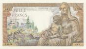 France 1000 francs 1000 Francs - Déesse Déméter - 08-07-1943 - Série H.6848 -