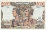 France 5000 francs 5000 Francs - Terre et Mer - 01-03-1956 - Série W.148 -