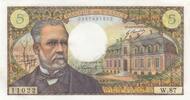 France 5 francs 5 Francs - Pasteur - 06-02-1969 - Série W.87 -