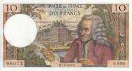France 10 francs 10 Francs - Voltaire - 07-06-1973 - Série O.890 -