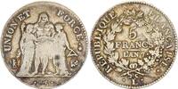 France 5 francs 5 Francs Union et Force - An 7 L Bayonne -