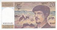 France 20 francs 20 Francs - Debussy - 1981 - Série W.007 -