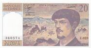 France 20 francs 20 Francs - Debussy - 1988 - Série Z.023 -