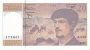 France 20 francs 20 Francs - Debussy - 1997 - Série A.053 -