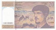 France 20 francs 20 Francs - Debussy - 1997 - Série S.058 -