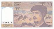France 20 francs 20 Francs - Debussy - 1997 - Série W.063 -