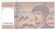 France 20 francs 20 Francs - Debussy - 1997 - Série B.064 -