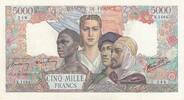 France 5000 francs 5000 Francs - Empire Français - 04-10-1945 - Série N.1484 -