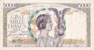 France 5000 francs 5000 Francs Victoire - 23-03-1944 - Série J.1257 -