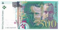 France 500 francs 500 Francs Pierre et Marie Curie - 1998 Série J.041 - Sans STRAP -