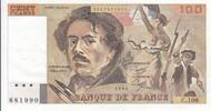 France 100 francs 100 Francs - Delacroix - 1986 - Série C.106 -