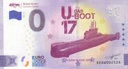 Allemagne 0 euro 0 Euro Souvenir - Sous Marin U DAS BOOT 17 - 2025 -