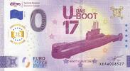 Allemagne 0 euro 0 Euro Souvenir - Sous Marin U DAS BOOT 17 - 2025 - Anniversary -