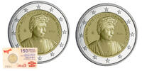 Grèce 2 euros 2 Euros Commémo. 2024 BU version Rouge - 150 ans de Pénélope Delta -