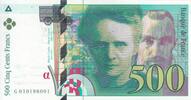 France 500 francs 500 Francs - Pierre et Marie Curie - 1994 - Série G.010 -