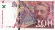 France 200 francs 200 Francs - Gustave Eiffel - Tour Eiffel - 1999 - Série A.081 - Fauté -