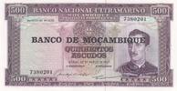 Mozambique 500 escudos 500 Escudos - Xavier Caldas - Armoiries - 22-03-1967 -