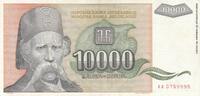 Yougoslavie 10000 dinara 10000 dinara - Vuk Stefanović Karadžić - 1993 -
