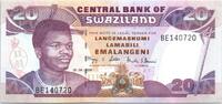Swaziland 20 emalangeni 20 Emalangeni Roi Mswati III - Bétail, camion - 2006 -