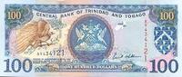 Trinidad et Tobago  100 Dollars Oiseaux - Plateforme de pétrole 2002 NEUF
