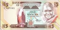 Zambie 5 kwacha 5 Kwacha Prés. K. Kaunda - Barrage (1986-1988) -