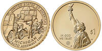 USA 1 Dollar 1 Dollar - Innovation Américaine - Michigan - D Denver - 2025 -