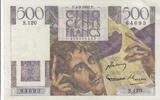 France 500 francs 500 Francs - Chateaubriand - 04-09-1952 - Série S.120 -