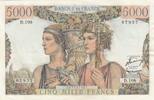 France 5000 francs 5000 Francs - Terre et Mer - 02-10-1952 - Série D.108 -
