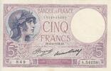 France 5 francs 5 Francs - Violet - 06-04-1933 - Série A.54258 -