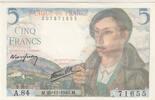France 5 francs 5 Francs - Berger - 25-11-1943 - Série A.84 -