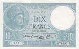 France 10 francs 10 Francs - Minerve - 07-11-1940 - Série O.78797 -
