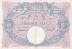 France 50 francs 50 Francs - Bleu et Rose - 09-03-1917 - Série W.7330 -