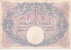 France 50 francs 50 Francs Bleu et Rose - 06-08-1912 Série S.4383 -