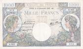 France 1000 francs 1000 Francs Commerce et Industrie - 19-12-1940 - Série H.962 -