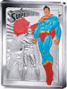 France 10 euros Superman - Pièce Rectangle couleur - 10 Euros Argent BE 2025 -