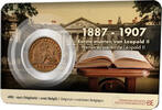 Belgique 1 centime 1 Cent 1887-1907 coincard NL -