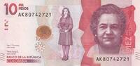 Colombie  10000 Pesos - V. Gutierrez de Pineda - 2022 - Série AK NEUF