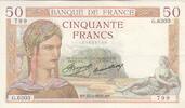 France 50 francs 50 Francs - Cérès - 27-05-1937 - Série G.6303 -