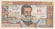France 50 nf sur 5000 francs 50 NF sur 5000 Francs - Henri IV - 05-03-1959 - Série T.98 -