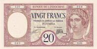 Nle Calédonie 20 francs 20 Francs Au Paon - Banque de l'Indochine - 1929 - Spécimen -