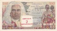 2 nf 1963 Saint Pierre & Miquelon 2 NF / 100 Francs - La Bourdonnais - ND (1963) - Serial Z.44 II / VZ+