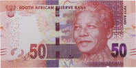 Afrique du Sud 50 rand 50 Rand - Nelson Mandela - Lion - 2016 -