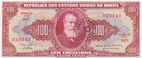 Brésil 10 centavos 10 Centavos sur 100 Cruzeiros, Dom Pedro II - 1967 - Estampa 2A série 967A -