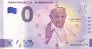 Argentine 0 euro 0 Euro Souvenir - Pape François - In Memoriam 1936-2025 - 2025 -