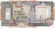 Somalie 50 n. shillings 1991 50 N. Shillings - Homme tissant - enfants, ... 1,26 EUR  + 6,50 EUR frais d'envoi
